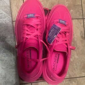 Skechers Women's Bright Pink Athletic Shoes
